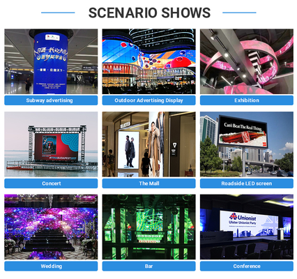 Rental Led Display Outdoor Full Color P3.91 Led 500x500mm Die Cast Aluminum Display Screens