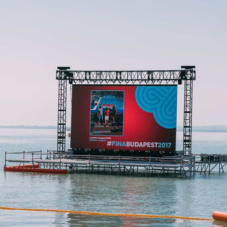 Rental Led Display Outdoor Full Color P3.91 Led 500x500mm Die Cast Aluminum Display Screens